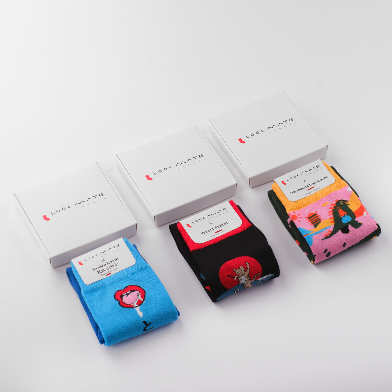 Japan in Three Socks. A Playful 3-Pair Collection