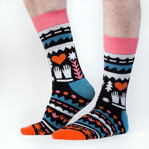 Liv Fair Isle Wool Socks