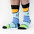 Geometric, Men Socks. Men wearing fun socks.