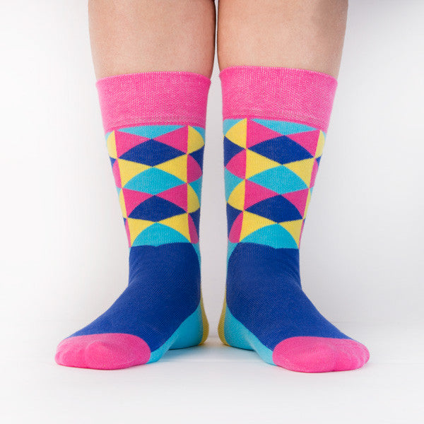 Candy & Candy. Colorful Socks. Front View.