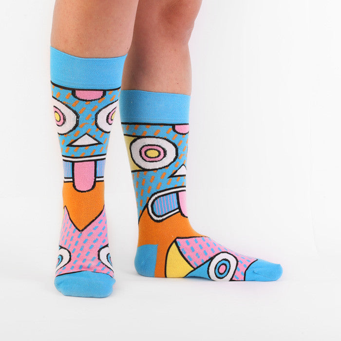 Socks - Super Sock. Women socks side and front View.