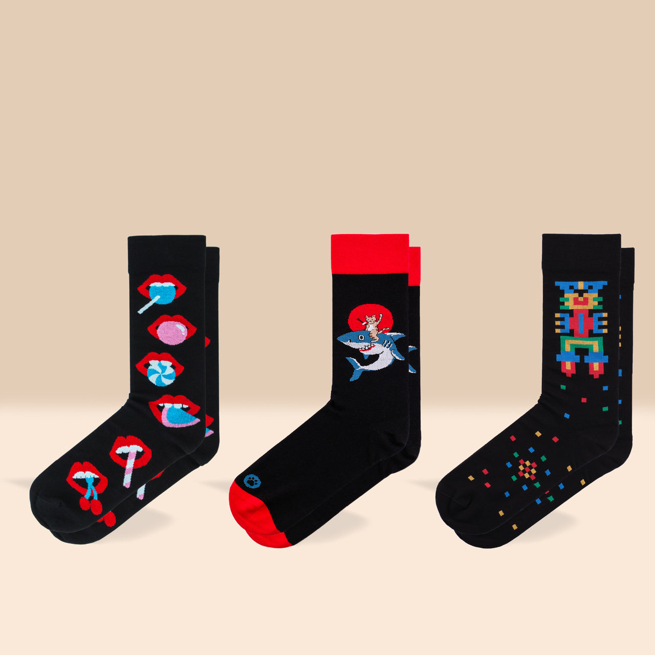 3 Pair Pack for The Black Lover.