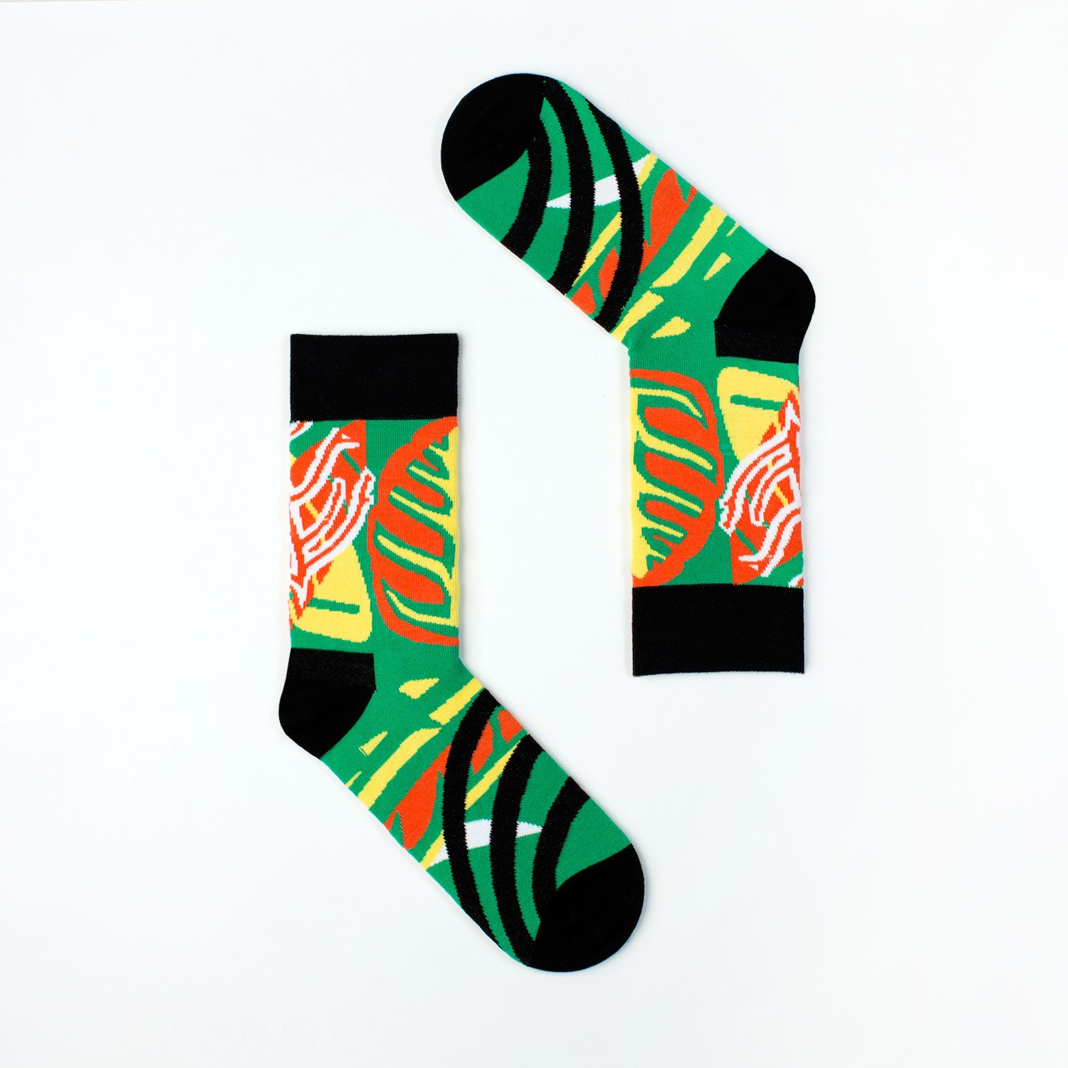 Jungle Fever Sock. By Daniel Triendl. Top View