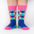 Candy & Candy. Colorful Socks. Front View. 