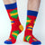 Old Traditions. Trendy way sock. Front View.