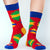 Old Traditions. Trendy way. Women socks. Front View.
